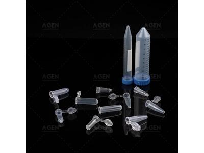 Tubo de Centrifugação de 50ml Graduado 12000g para Extração de Ácido Nucleico com Tampa de Rosca e Escala