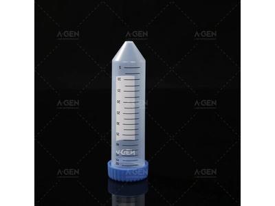 Tubo de Centrifugação de 50ml Graduado 12000g para Extração de Ácido Nucleico com Tampa de Rosca e Escala